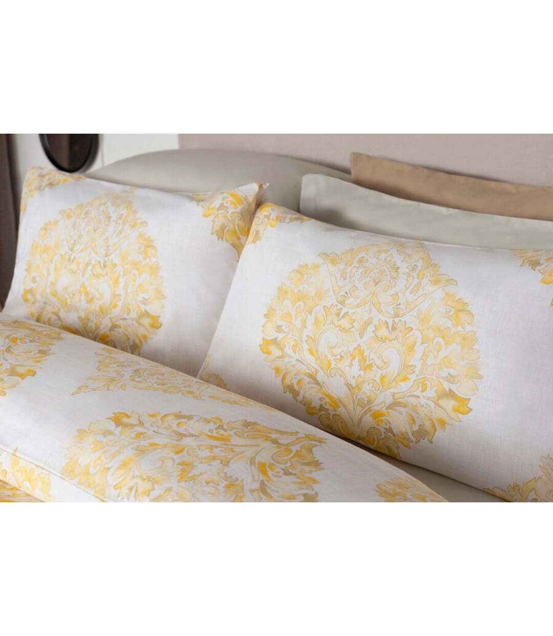 Persia duvet cover set white/saffron Belledorm-3