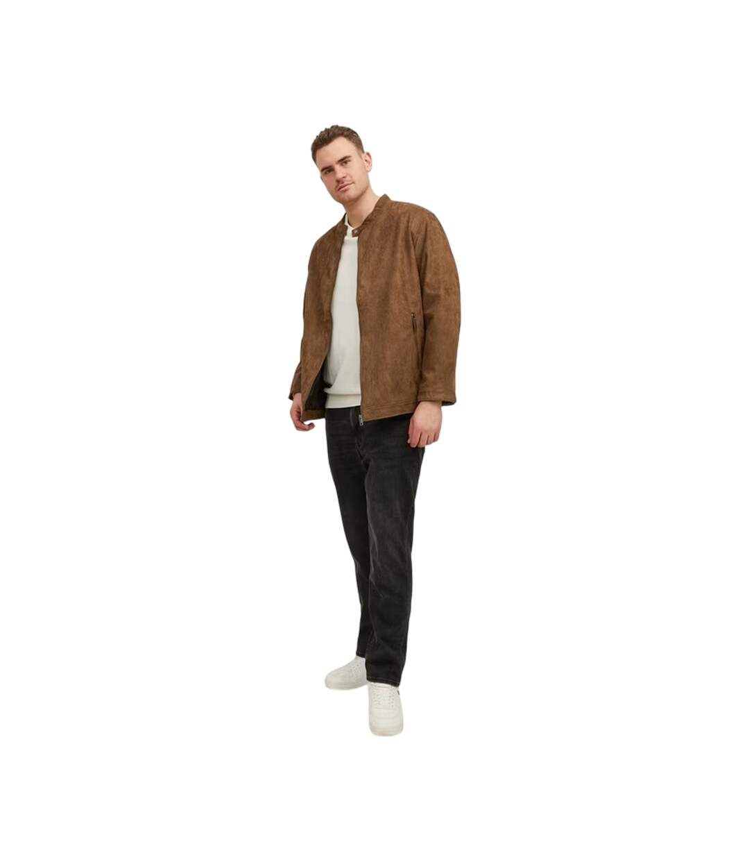Veste Motif/style Uni Homme Cognac Jack And Jones-1