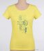 Tee-shirt Mayflower Dojo1 en coton jaune : l'éclat de la nature et son motif Herbier-3