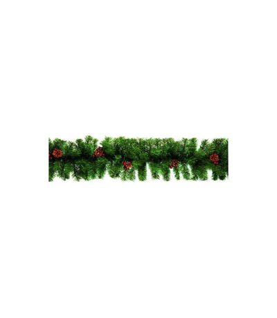 Berry & cone garland one size green Premier