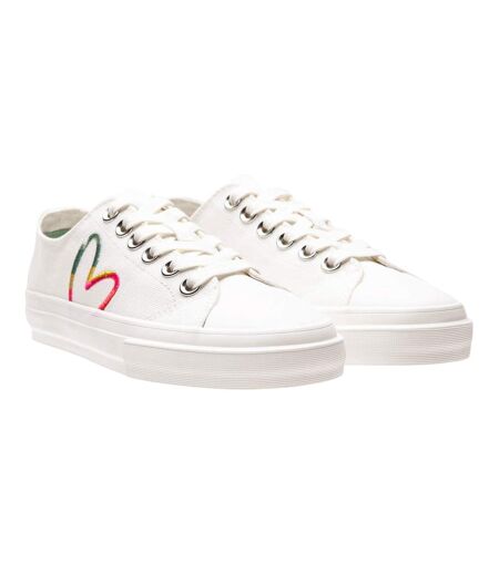 Baskets Motif/style Cœur Arc-en-ciel Femme Blanc Paul Smith