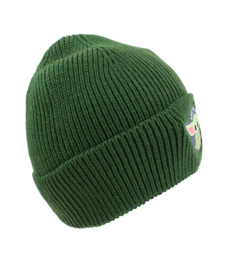 Bonnet Motif Grogu Motif/style Badge Adulte Vert Star Wars: The Mandalorian