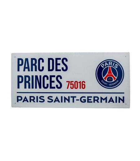 Paris Saint Germain FC - Plaque PARC DES PRINCES (Blanc / Bleu / Rouge) (Taille unique) - UTTA11570