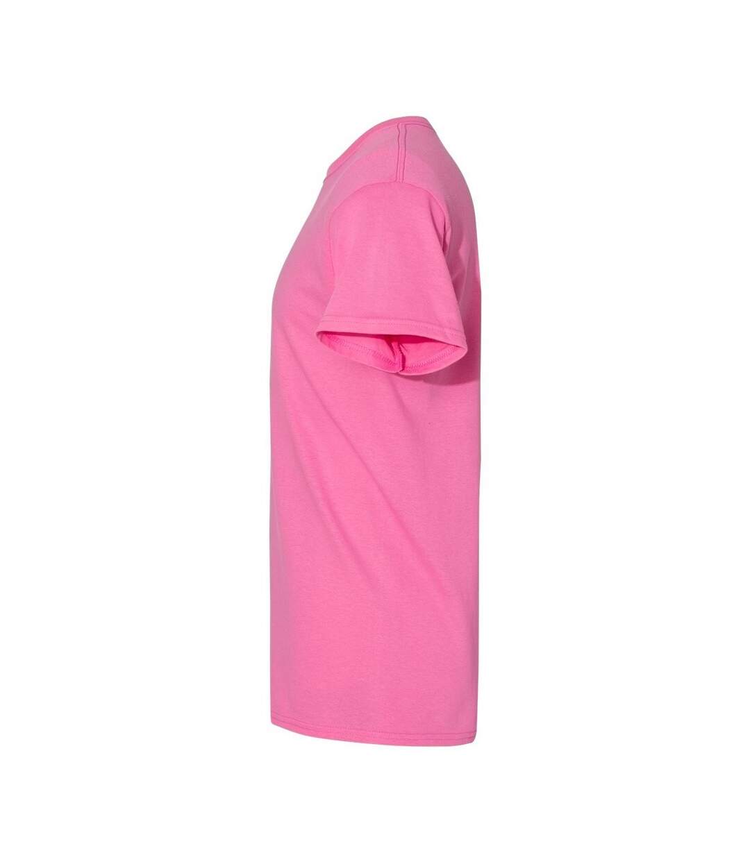 T-shirt Manches Courtes Homme Violet Fuchsia Gildan-3