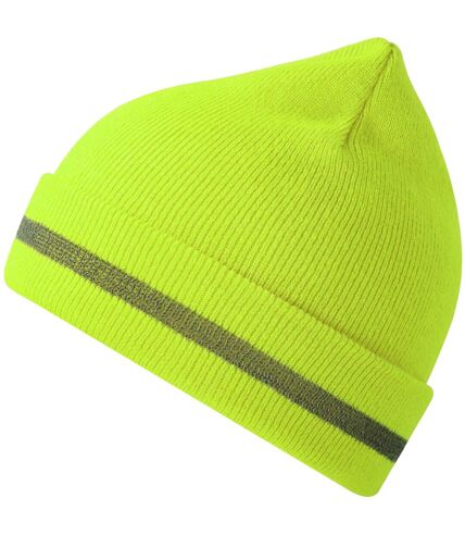 Bonnet workout adulte jaune fluo Atlantis