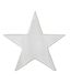 Standing star decoration 19cm x 5cm x 20cm white Hill Interiors-1