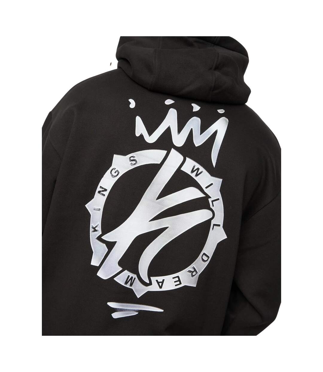 Sweat À Capuche Kayspray Homme Noir Kings Will Dream-4