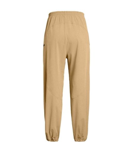 Womens/ladies Woven Relaxed Fit Joggers Tan Under Armour