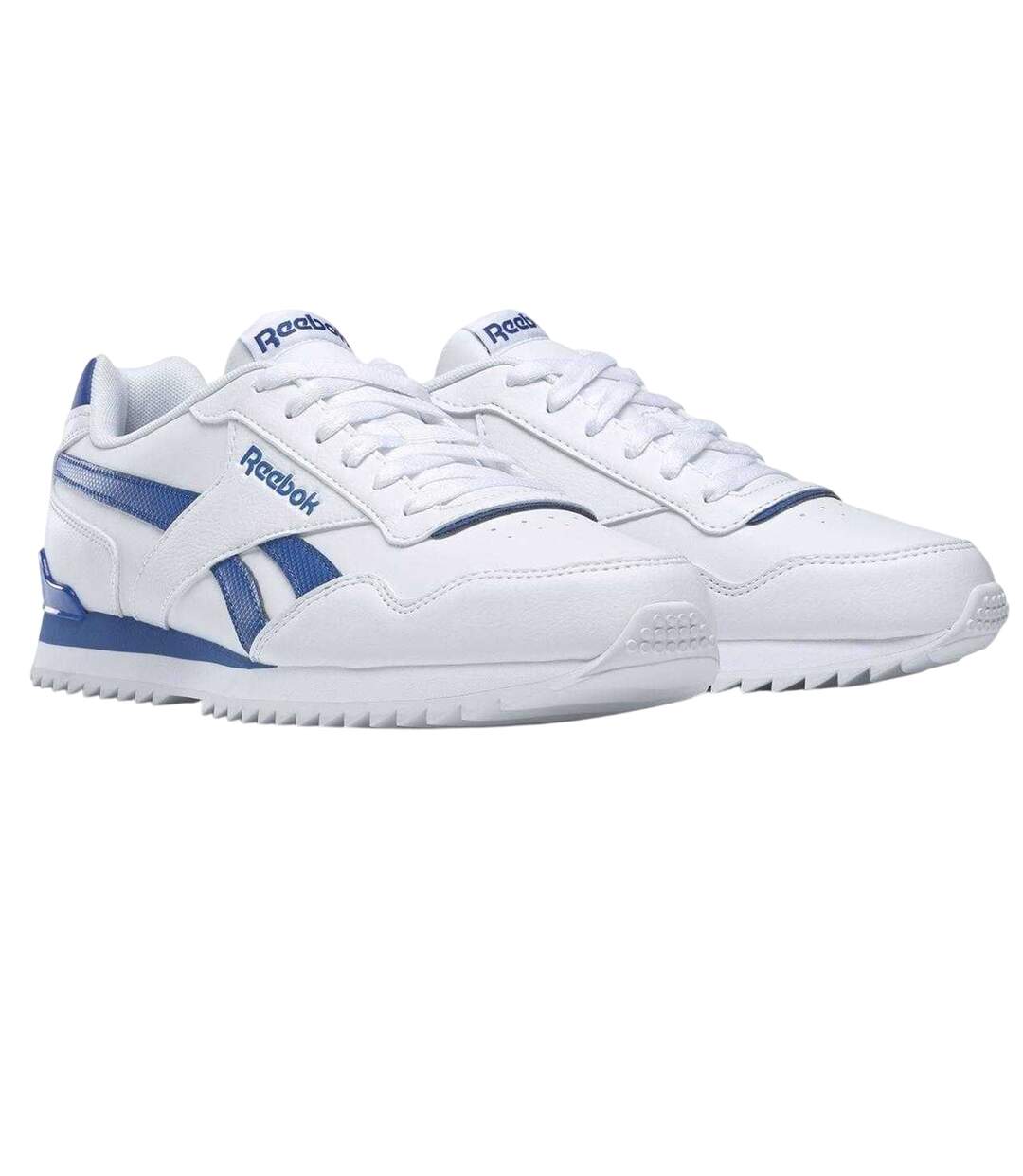 Baskets Motif/style Classique Royal Glide Homme Blanc Bleu Reebok-3