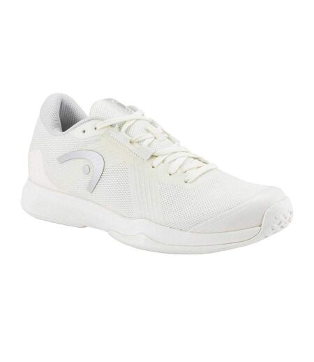 Womens/ladies Sprint Team 4.0 Padel Shoes Chalk White Light Grey Head