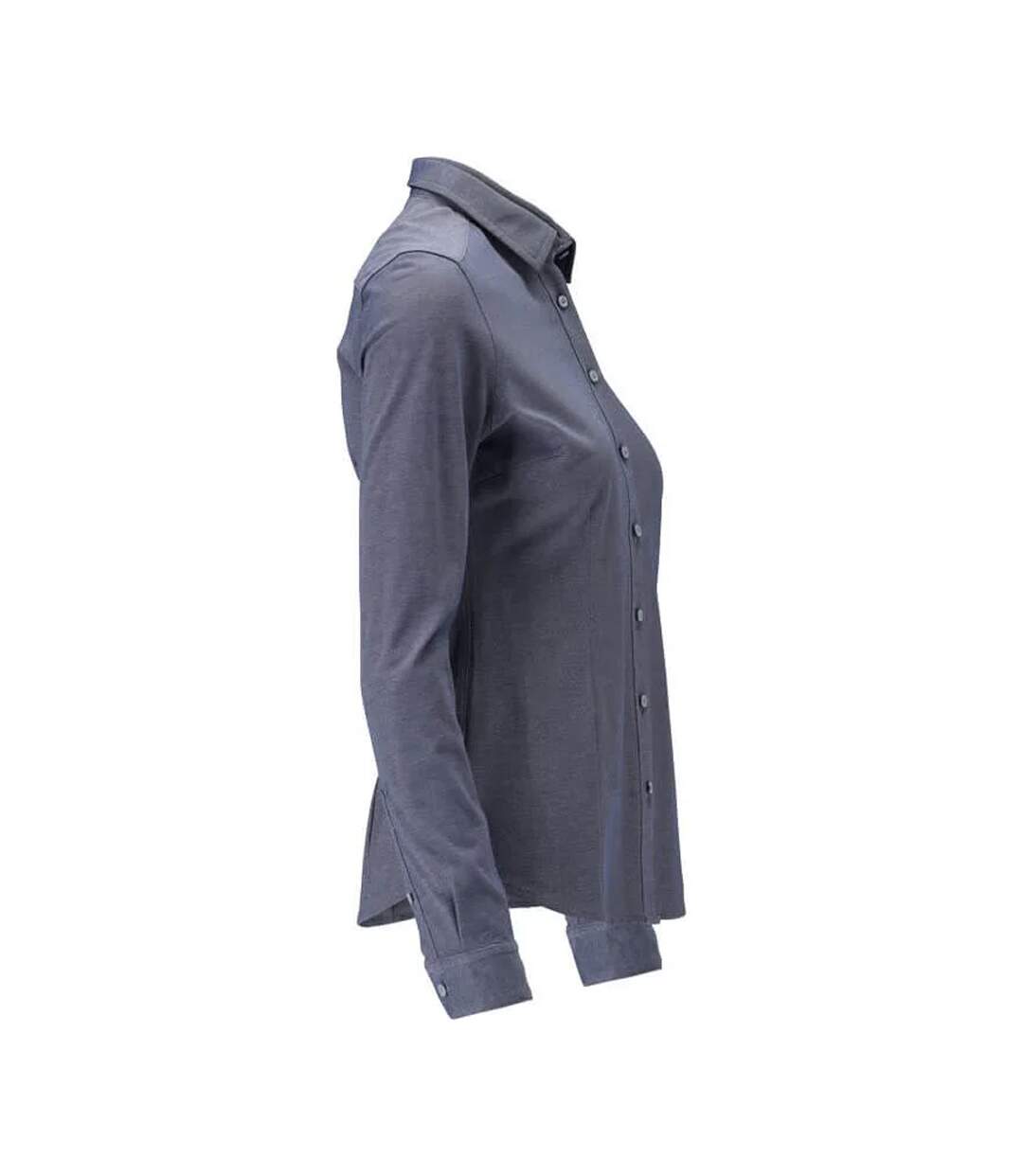 Womens/ladies Frontline Shirt Dark Anthracite Light Grey Flecked Mascot-4
