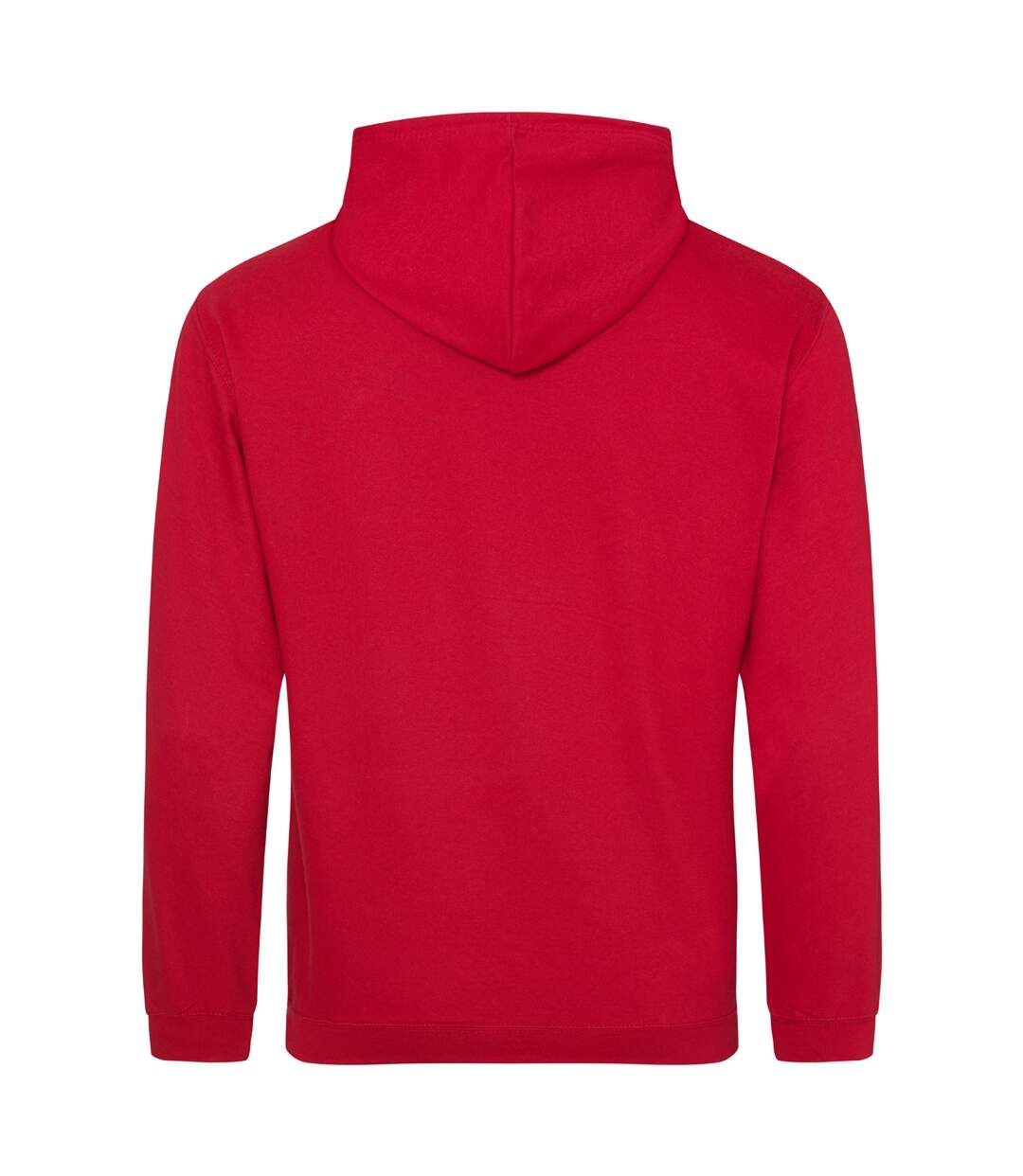 Sweat À Capuche College Adulte Rouge Feu Awdis-2