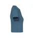 Womens/ladies Triblend Crop Top Duck Blue Heather Proact-3