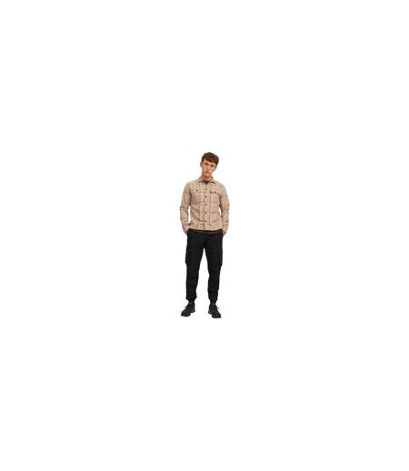 Mens Plain Cargo Trousers Black Jack And Jones