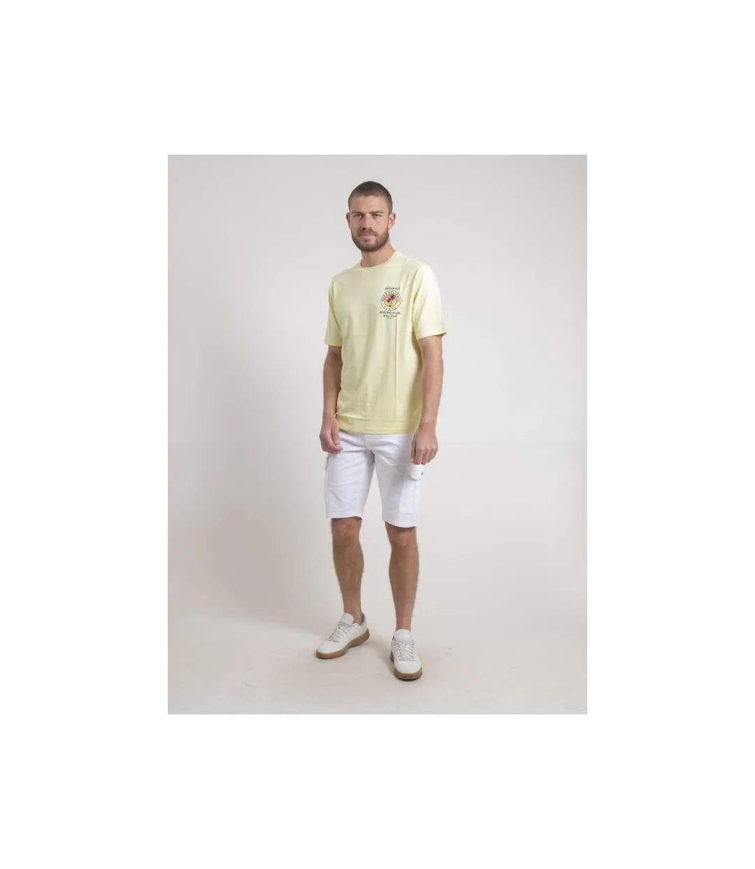 T-shirt col rond oversize pur coton NAHAMAS-4