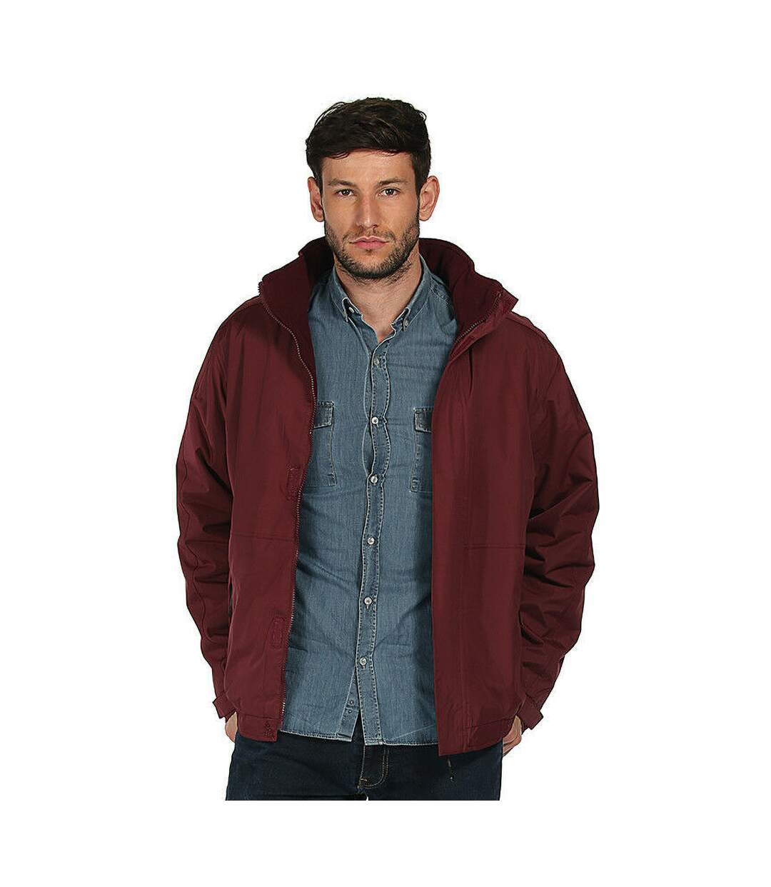 Dover veste coupe-vent imperméable homme bordeaux Regatta