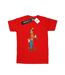 Disney Femme/Les femmes Goofy Christmas Lights Coton Boyfriend T-Shirt (Rouge) - UTBI37727-1