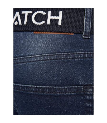 Jean Princed Homme Bleu Foncé Délavé Crosshatch