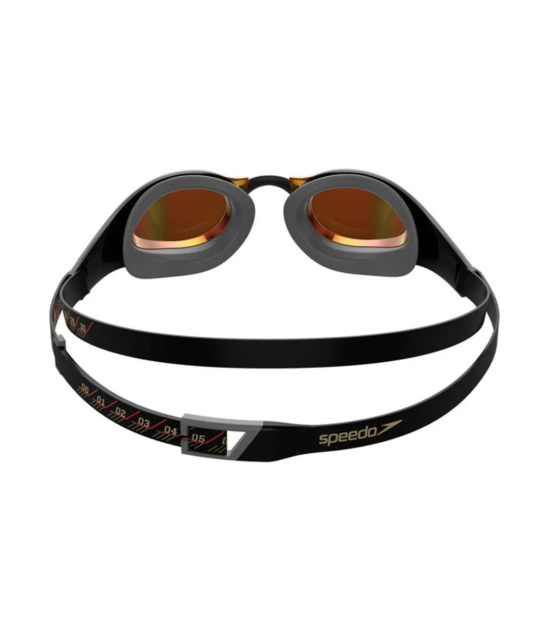 Lunettes De Natation Fastskin Pure Focus Mirror Adulte Noir Rouge Speedo-1