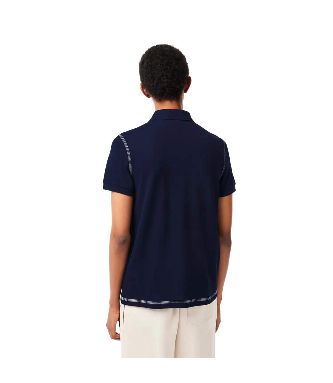 Polo homme bleu Lacoste-2