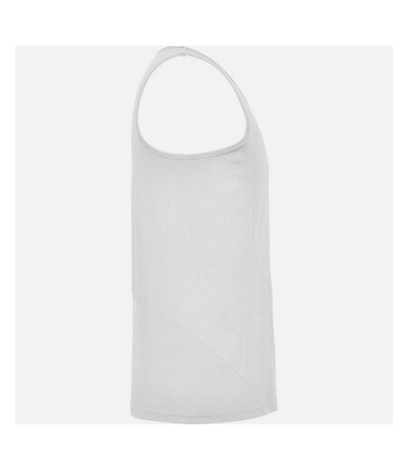 Mens andre sports vest top white Roly