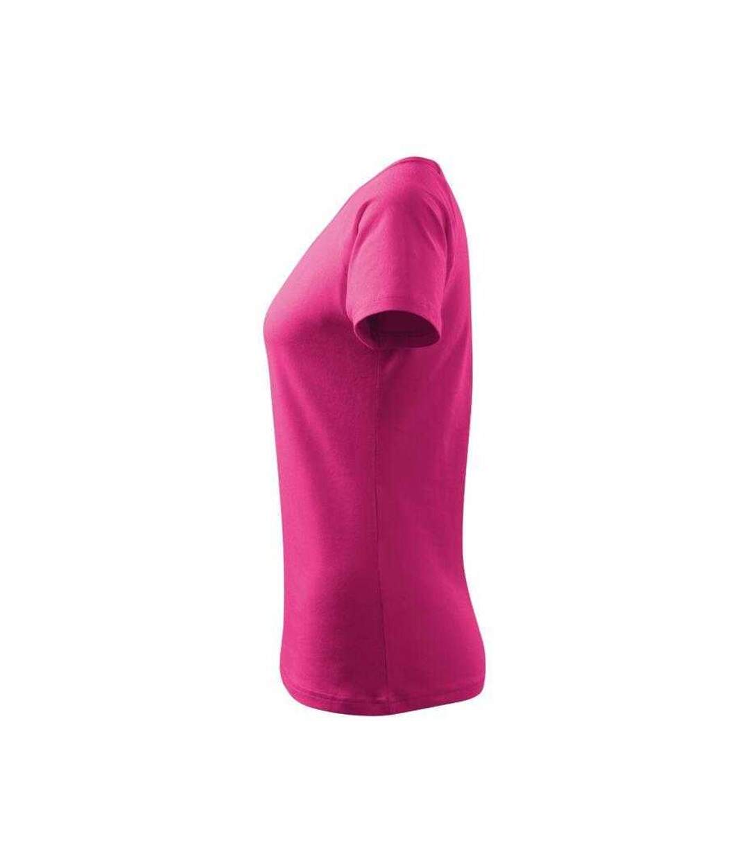 T-shirt Motif/style Rêve Femme Violet Clair Malfini-3