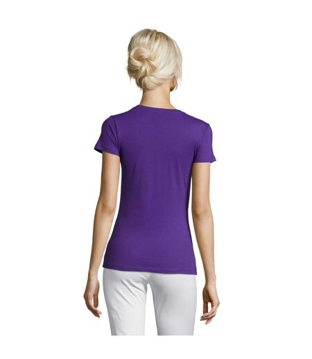 T-shirt Regent Femme Violet Foncé SOLS