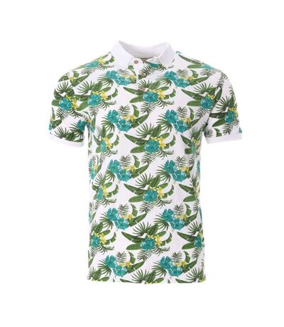 Polo vert/blanc à motifs homme american people paladin - l