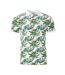 Polo vert/blanc à motifs homme american people paladin - l-1