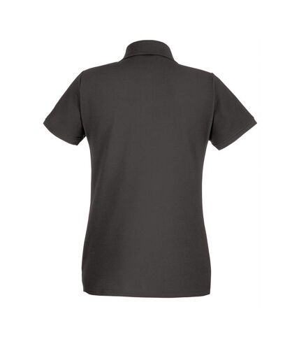 Fruit Of The Loom Ladies Lady-Fit Premium Short Sleeve Polo Shirt (Light Graphite)