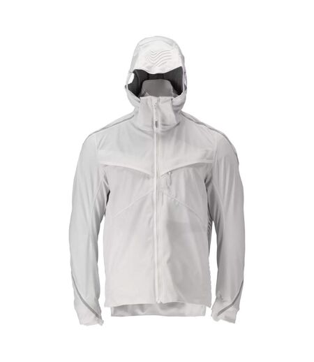 Mens Customised Shell Jacket White Mascot
