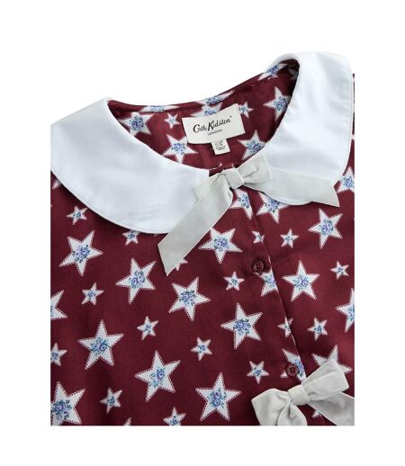 Ensemble De Pyjama Long Motif/style Étoile Femme Bordeaux Cath Kidston