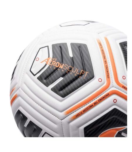 Ballon de foot academy team taille 5 blanc / orange Nike