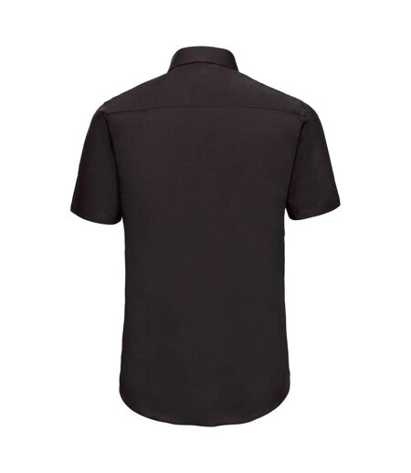 Chemise À Manches Courtes  Collection Pour Homme Noir Russell