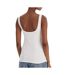 Débardeur blanc femme calvin klein jeans monogram-2