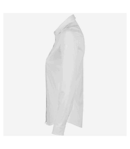 NEOBLU Womens/Ladies Balthazar Jersey Long-Sleeved Shirt (Optic White) - UTPC4870