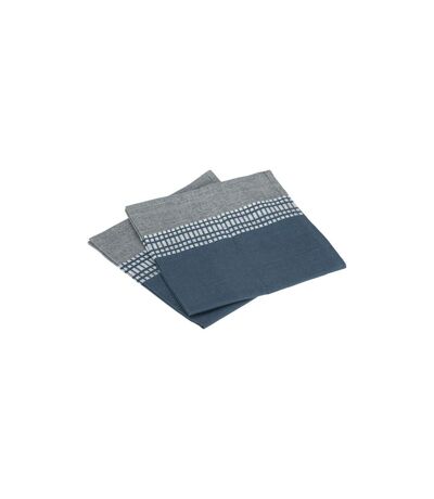 Lot de 2 Serviettes de Table Dolly 40cm Bleu Canard