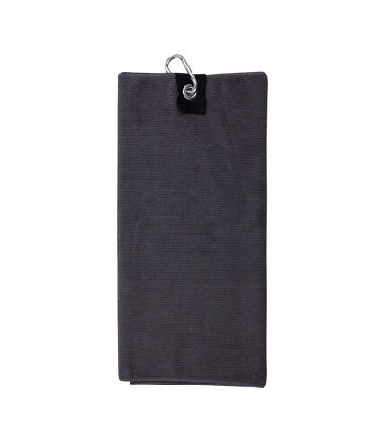 Microfibre golf towel one size steel grey Towel City