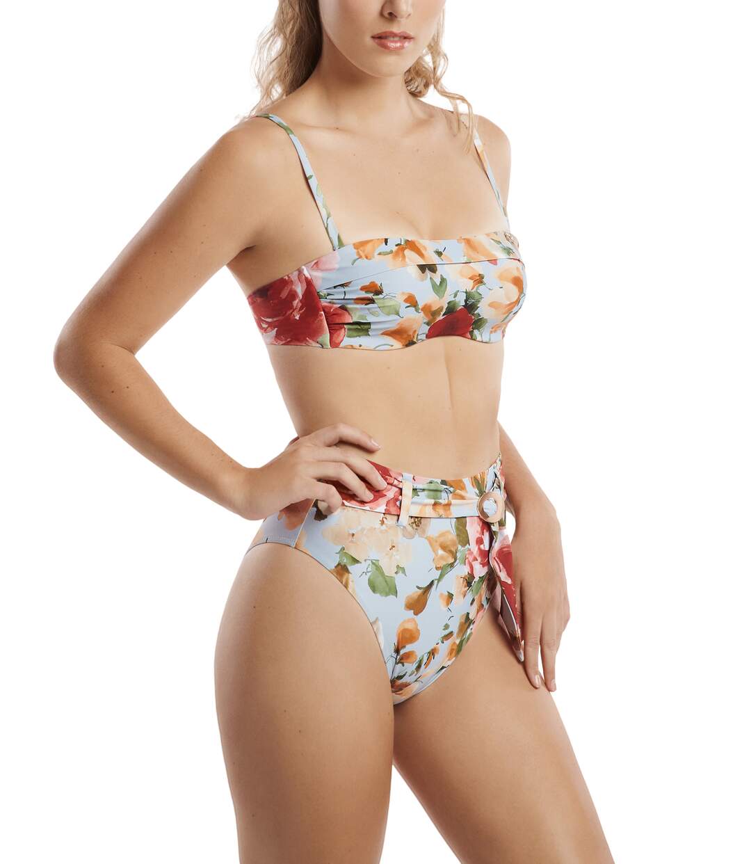 Haut maillot de bain bandeau préformé Hawaii Lisca-4