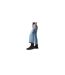 Womens/ladies F-mode Suede Flatform Chelsea Boots Brown Fit Flop-1