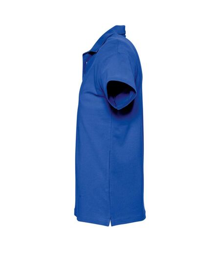 SOLS Mens Spring II Short Sleeve Heavyweight Polo Shirt (Royal Blue)
