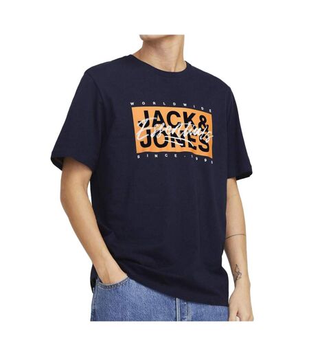 T-shirt Marine Homme Jack & Jones Colton - L