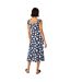 Robe mi-longue femme noir / bleu Dorothy Perkins