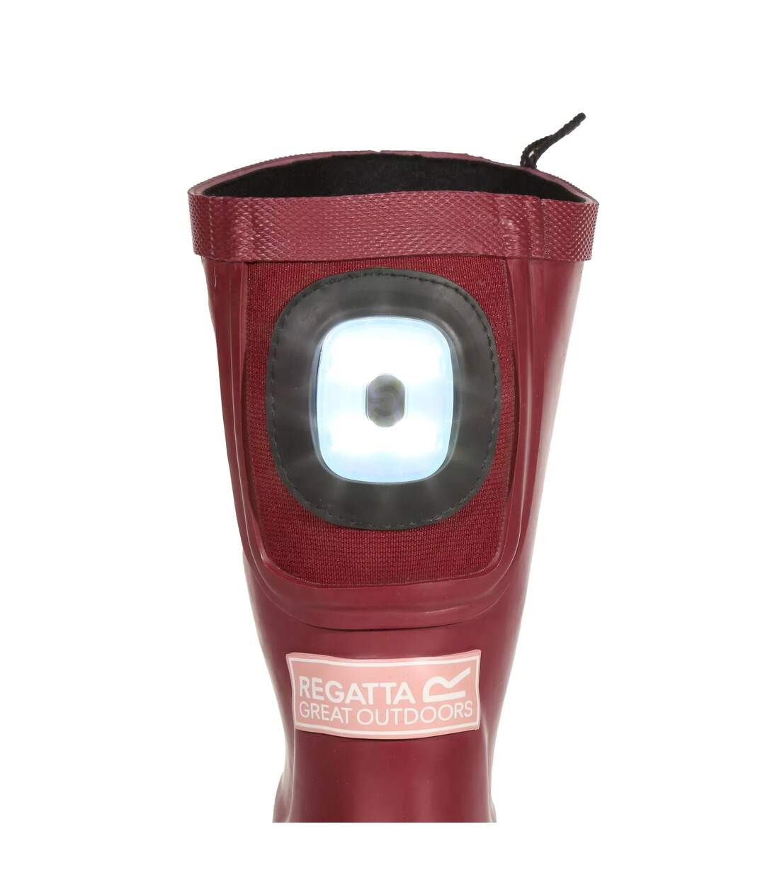 Regatta - Bottes de pluie FAIRWEATHER SHINE BRITE - Enfant (Rouge sombre / Rose pâle vif) - UTRG8473-4