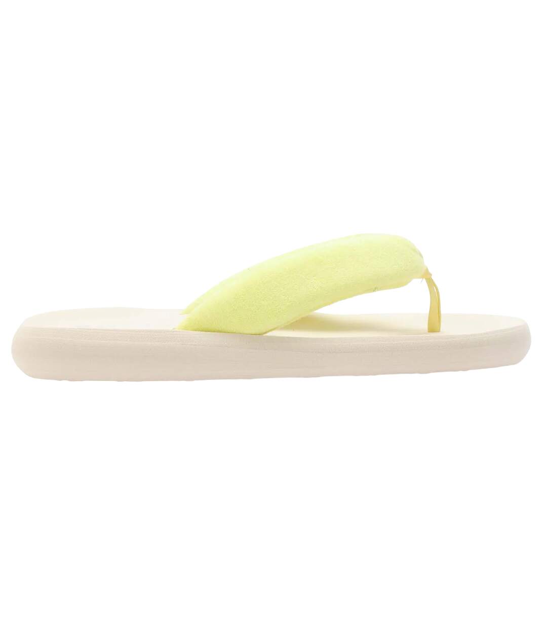 Womens/ladies sunset puff flip flops yellow Rocket Dog-3