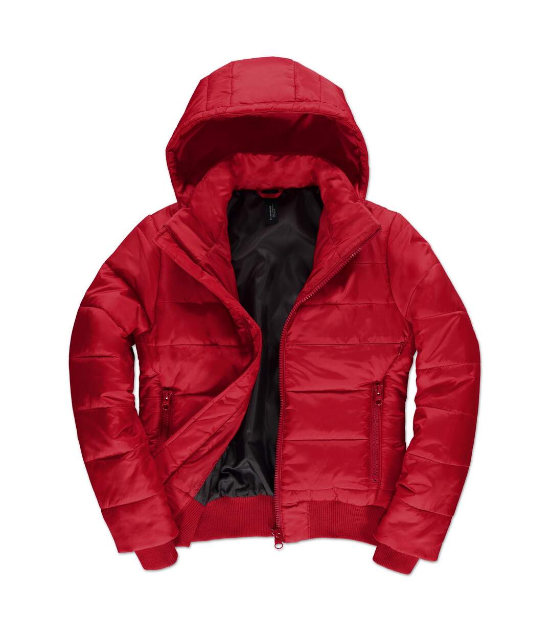 Womens/ladies superhood bomber jacket red B&C