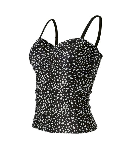 Haut de tankini aceana femme noir / blanc Regatta