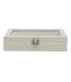 Boîte à Bijoux Feutrine 20cm Blanc-4