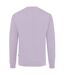 Unisex adult zion recycled cotton crew neck sweatshirt lavender Iqoniq-2