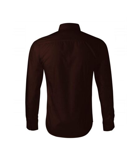 Chemise Motif/style Uni Dynamic Homme Marron Malfini